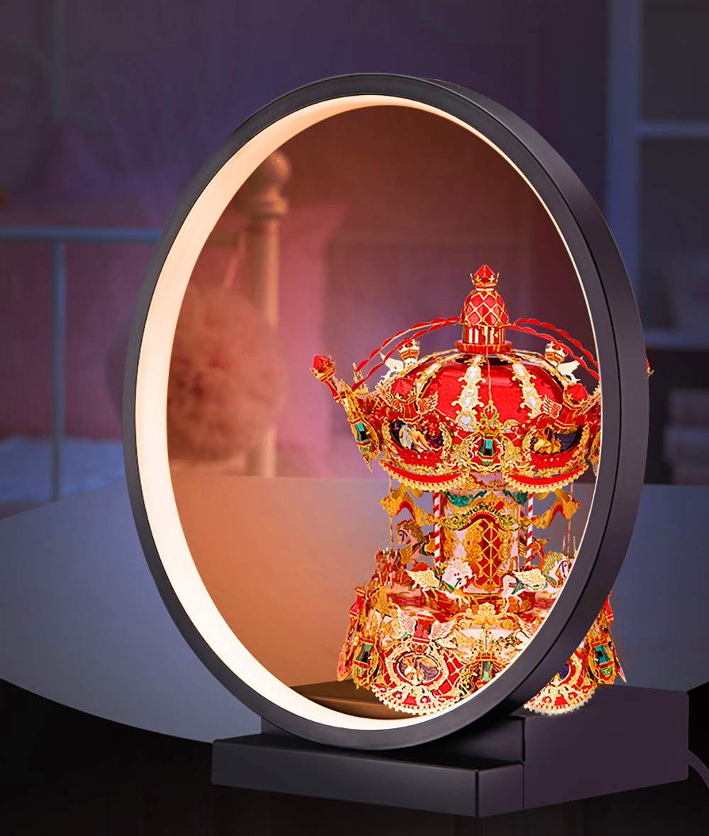 Piececool 新品未使用 LED展示灯 立体パズル展示台 USB接続 Piececool 新品未使用 LED展示灯 立体パズル展示台 USB接続